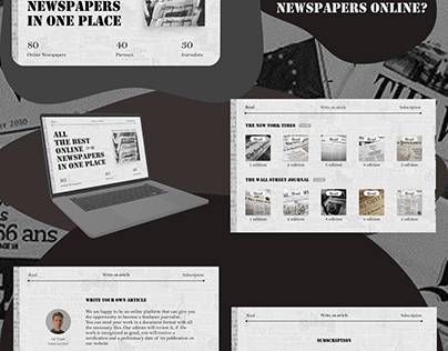 Online Newspapers - web design