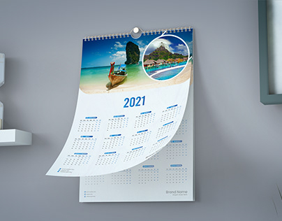 Wall Calendar Design 2021