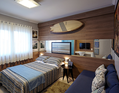 Architecture Photography - Surfer Bedroom