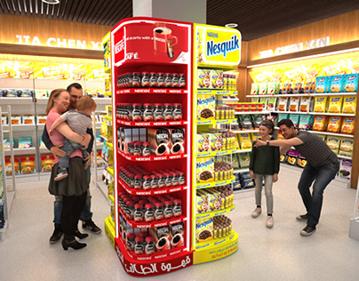 Nestle Supermarket Pillar