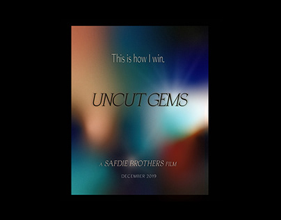 "Uncut Gems" Movie Poster