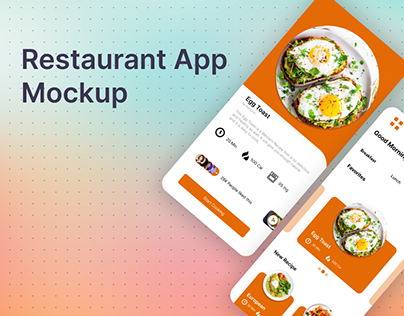 Restaurant App Mockup