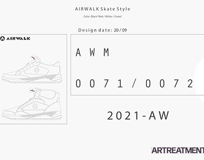 Project thumbnail - shoes design AIRWALK AWM0071,AWM0072
