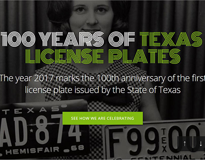 100 Years of Texas License Plates