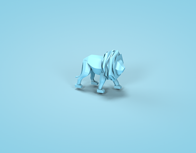 3D Low-poly animal