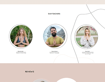 WEB design Yasmin Yoga studio