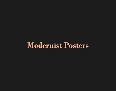 Modernist Posters