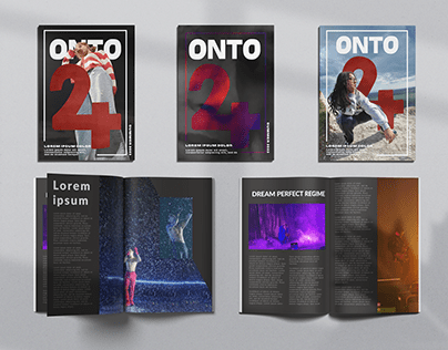 ONTO 24 │Magazine Design, Cover, and Content