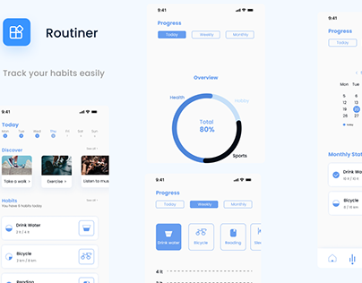 Routiner Habit Tracking Mobile App