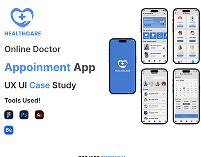 UX/UI Case Study Healthcare(Online Doctor)