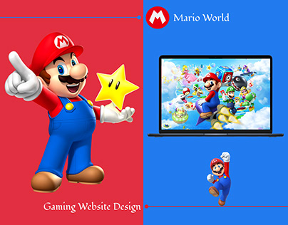 Super Mario - Gaming Web Design