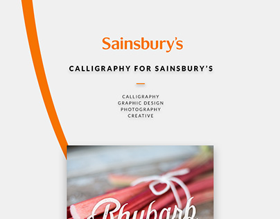 SAINSBURY'S - Calligraphy