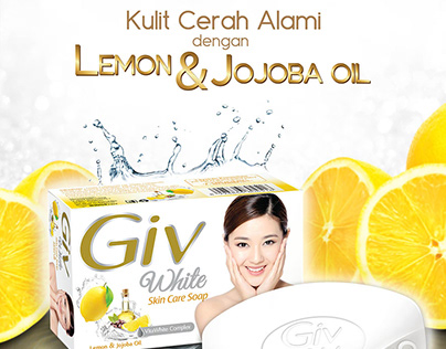 Key Visual GIV White Skin Care Soap Lemon & Jojoba Oil
