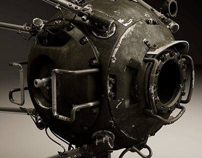 Sputnik Submarine (Texturing and Lookdev)