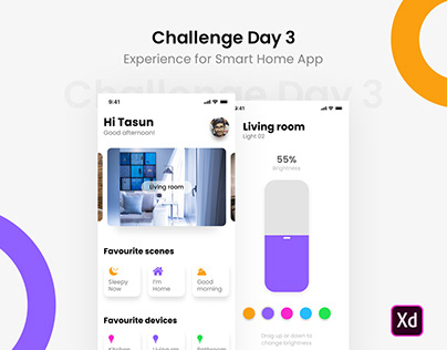 Challenge Day 3 - Experience for Smart Home App
