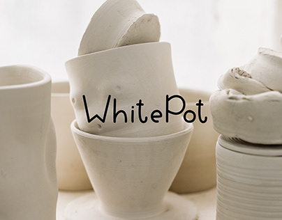 WhitePot Pottery Brand Idendity
