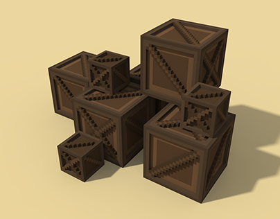 Wooden Crates, Asset for future project