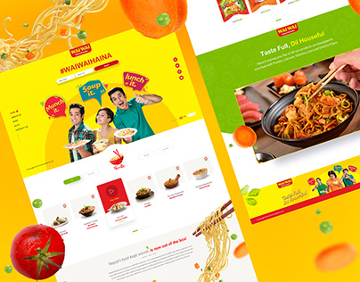 Wai Wai Noodles - Web Design