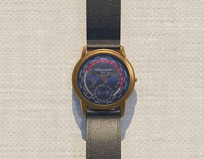 Frederique Constant wristwatch 3D model