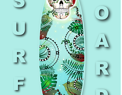 Surfboard Design Mockup