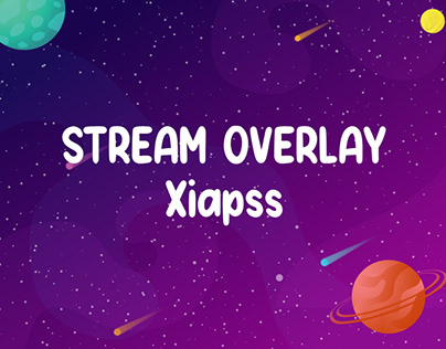 Stream Overlay - Xiapss (galaxy theme)