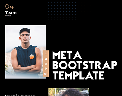 META - Bootstrap Template Dark UI