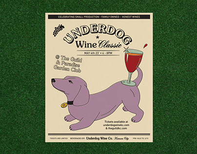 Unerdog Wine Classic Poster Design