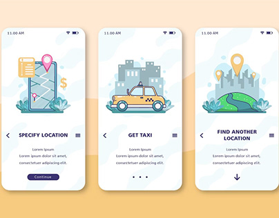 Rideshare App UI | UX