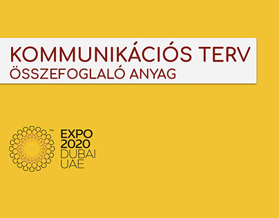 Communication plan presentation (Dubai Expo 2020)