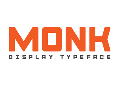 Monk | Display Typeface [FREE]