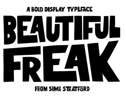 Beautiful Freak font