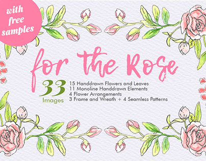 For The Rose - 33 Flowers and Leaves Free Samples