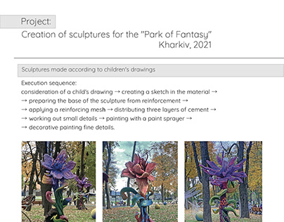 Development of sculptures