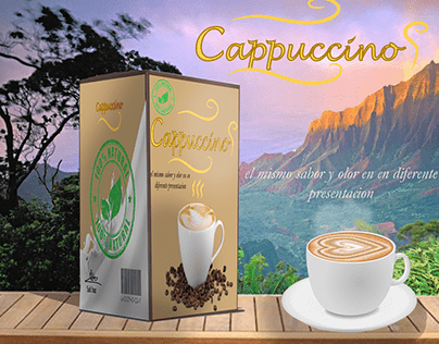 Packaging de cafe Cappuccino
