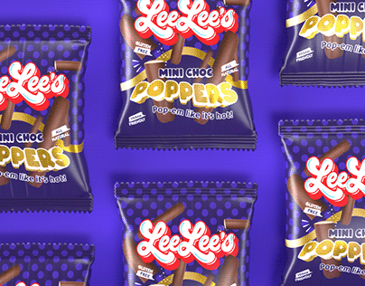 LeeLee's Chocolate Snack Packaging Design