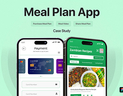 Meal Plan Application | UI UX Case Study
