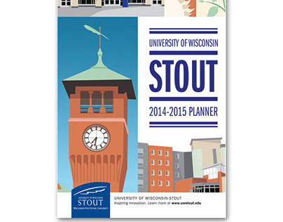 University of Wisconsin-Stout planner - '14-'15