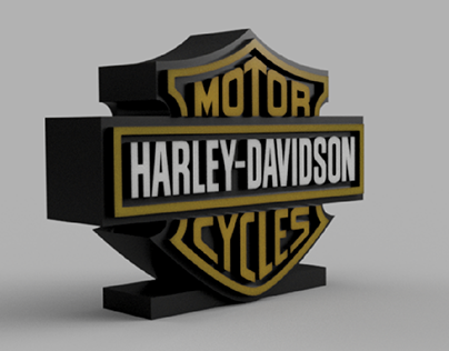 Harley Davidson moneybox. From 3d model to product.