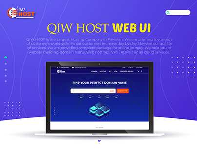 QIW HOST - WEB Hosting UI Design - DOWNLOAD