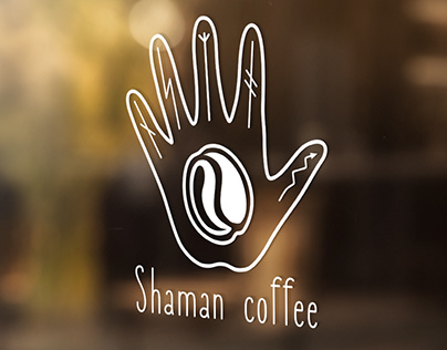 Shaman coffee brand identity