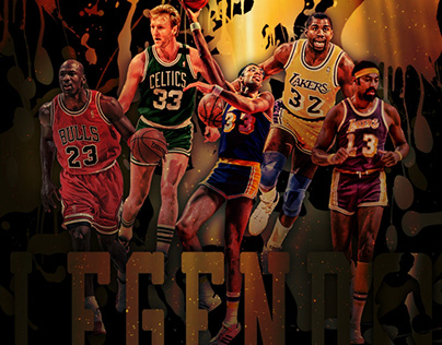 Social Media Graphics. NBA LEGENDS.