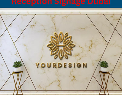 Welcome in Style: Reception Signage Dubai