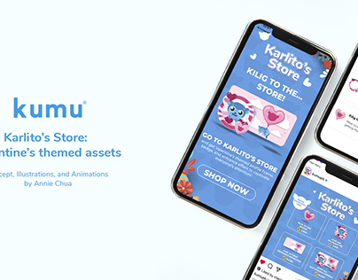 kumu's Digital Store Asset Designs (Valentine's-themed)
