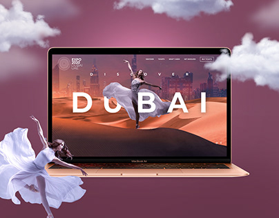 UI/UX Design, landing page, ballet, Dubai