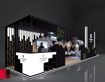 Exhibition booth design for The address
