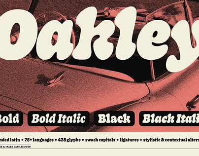 Oakley Typeface Display Fonts