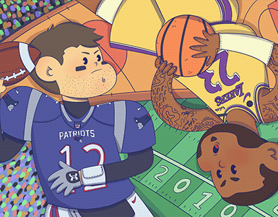 Tom Brady & LeBron James (Comission)