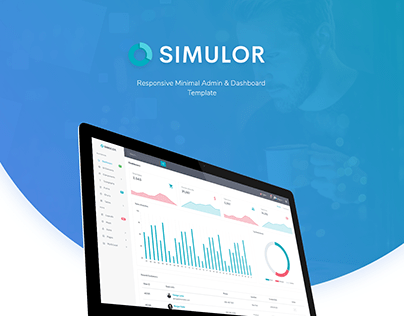 Simulor - Minimal Admin & Dashboard Template