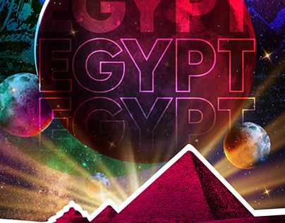 Egyption poster creation design