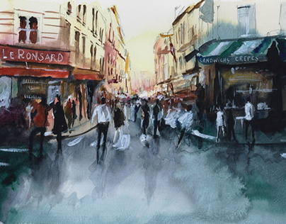 Cityscapes - Watercolor